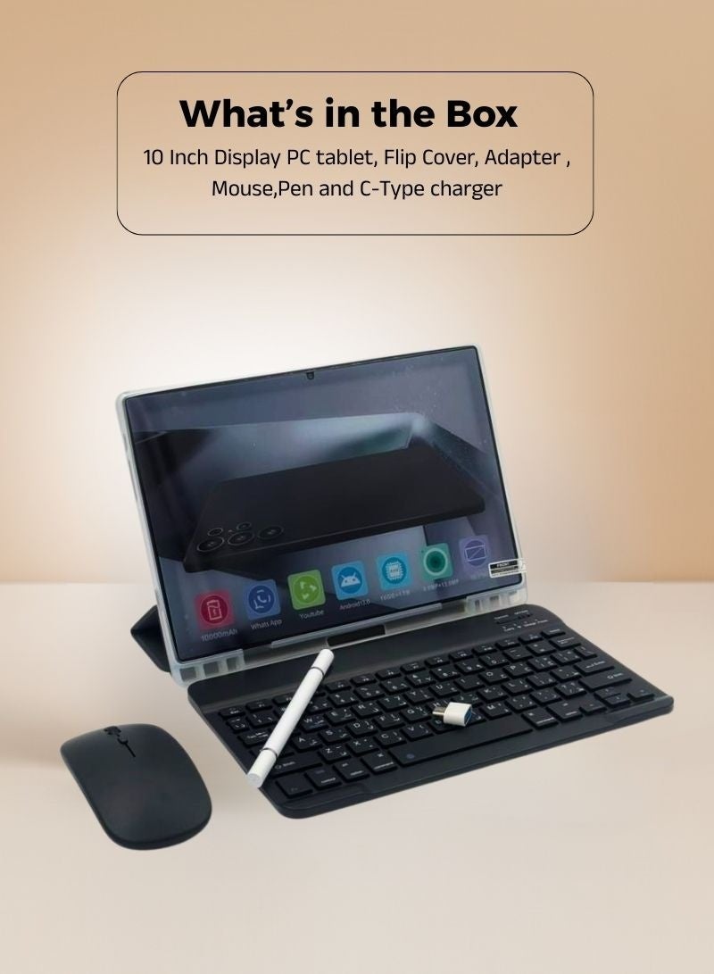 YTAB ULTRA 35 Smart PC Tablet for Kids Education, 10.1 Inch Display, Wireless Keyboard & Mouse, Flip Cover, Pen, C-Type Charger"" - Image 4